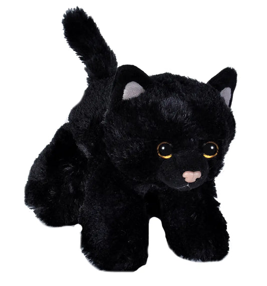 Little Black Cat Stuffed Animal 7"