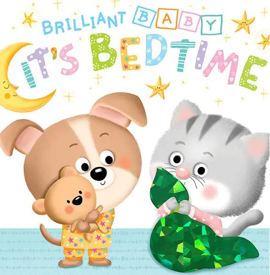 Brilliant Baby: It's Bedtime - Children's Touch and Feel and Learn Sensory Board Book
