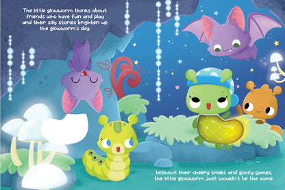 Bedtime for Glowworm- Sensory Touch and Light-Up Board Book