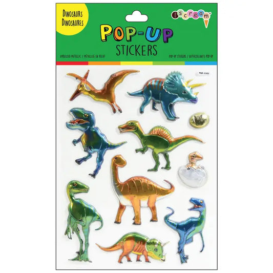 Dinosaur Puffy 3D Stickers