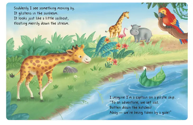 Little Giraffe's Adventure - Children's Padded Board Book