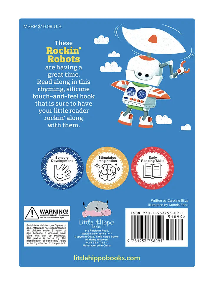 Rockin' Robots -Touch and Feel Sensory Board Book