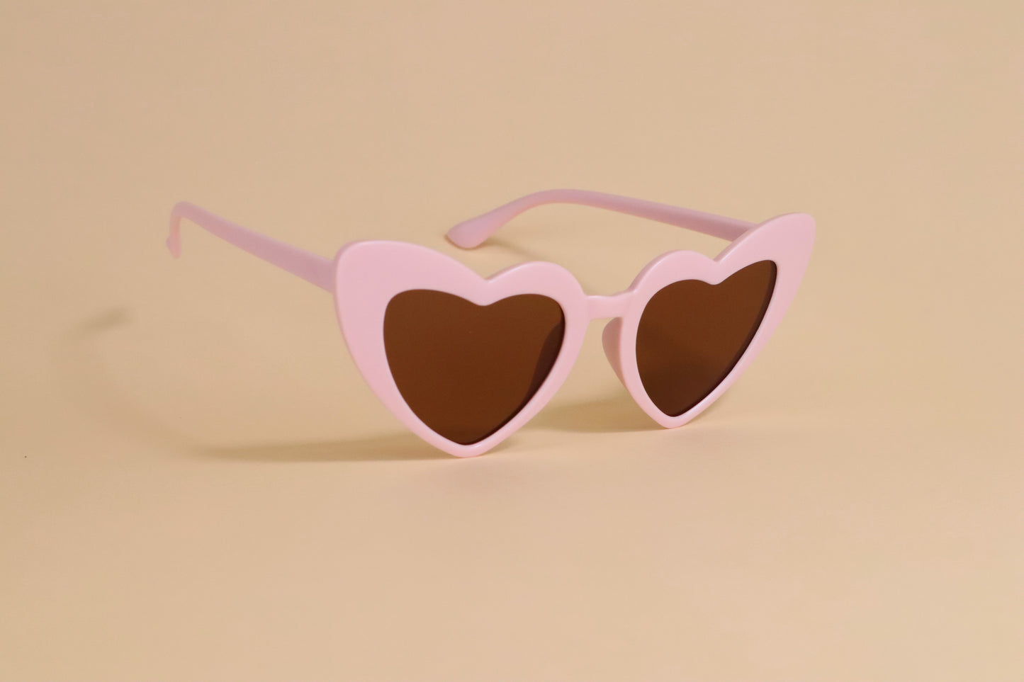 Retro Pastel Pink Heart Toddler Kids Sunglasses