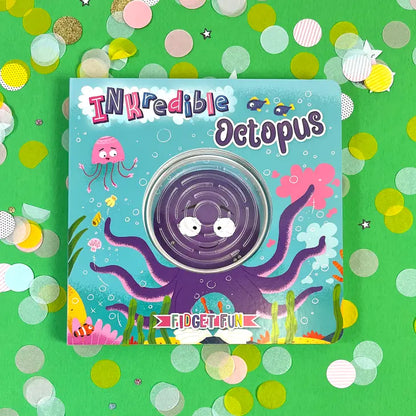 INKredible Octopus- Touch & Fidget Bead Maze Board Book