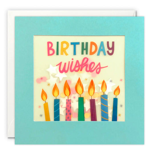 Birthday Wishes Paper Confetti Birthday Greeting Card