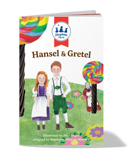 Set di libri e giochi di Hansel e Gretel