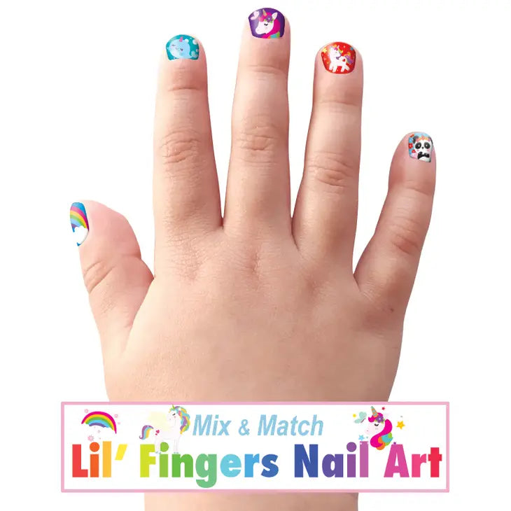 Unicorn Magic Nail Stickers and Activity Book Gift Pack