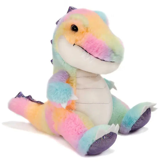 Rainbow Sherbet T-Rex Stuffed Animal - 10"