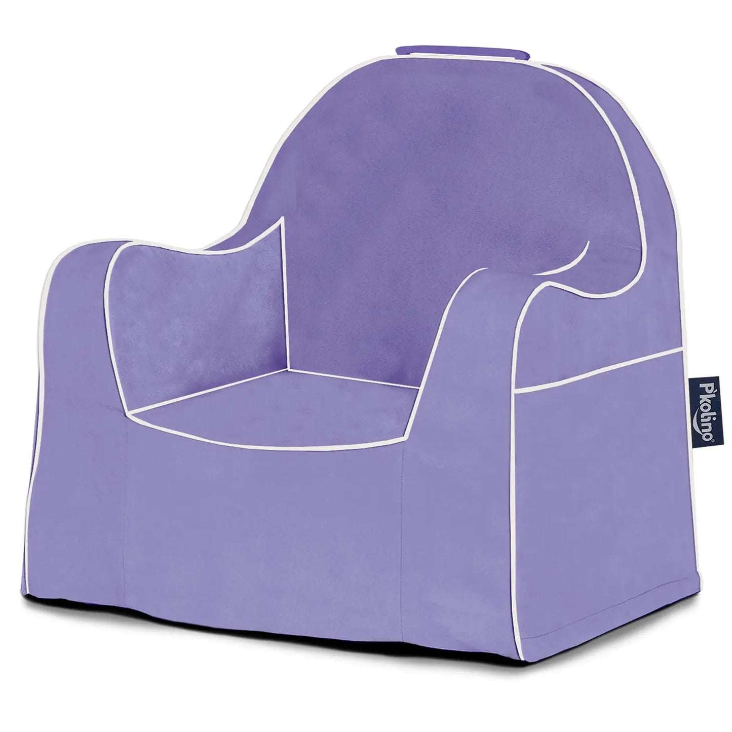 Viola con bordino bianco Little Reader Chair