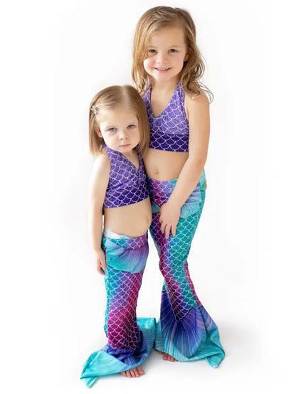 Classic Blue Mermaid Magic Toddler Mermaid Tail