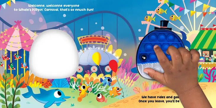 Whale's POPpin' Carnival- Pop It Touch Board Book