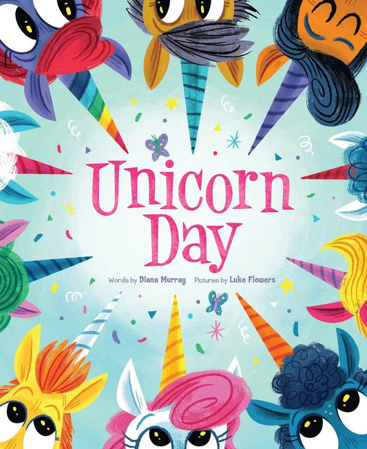 Libro con copertina rigida per il giorno dell'unicorno