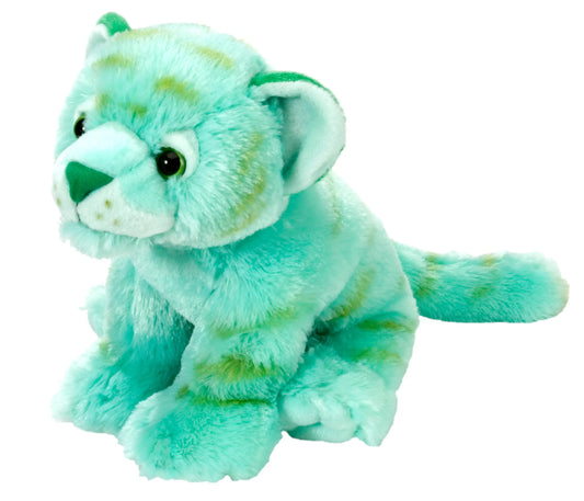 Mint Green Tiger Stuffed Animal - 12"