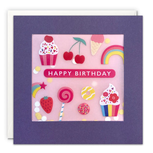 Sweets Paper Confetti Greeting Card