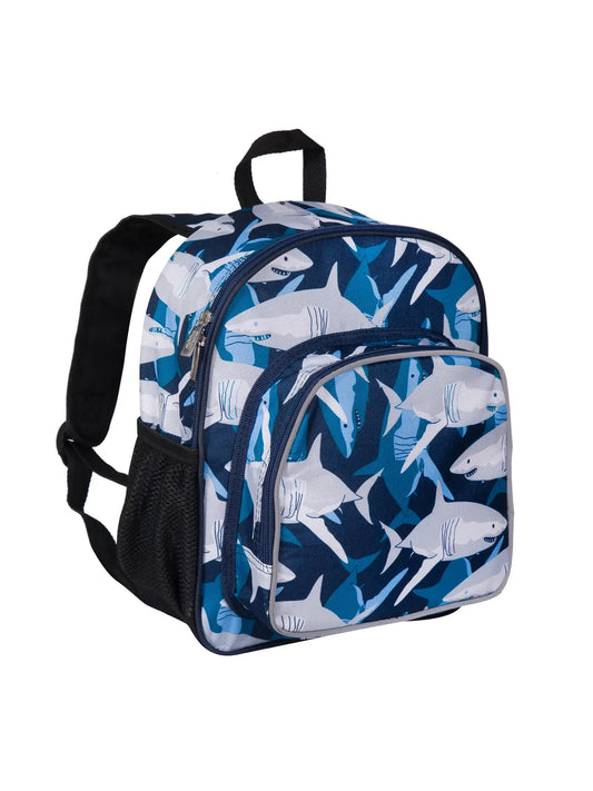 Cobalt Blue Sharks Backpack- 12"