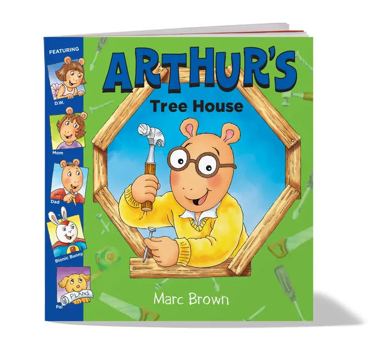 Set di libri e giochi per la casa sull'albero di Arthur