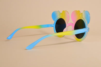 Minnie Inspired Yellow Tie Dye Toddler Kids Sunglasses
