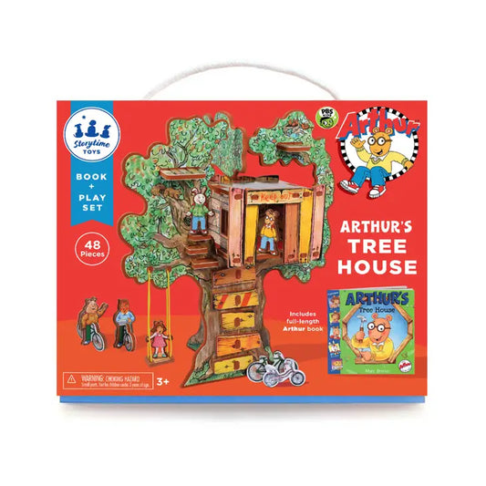 Set di libri e giochi per la casa sull'albero di Arthur