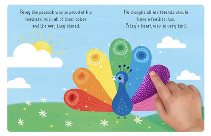 Peacock's Rainbow Feathers - Touch and Feel Board Book