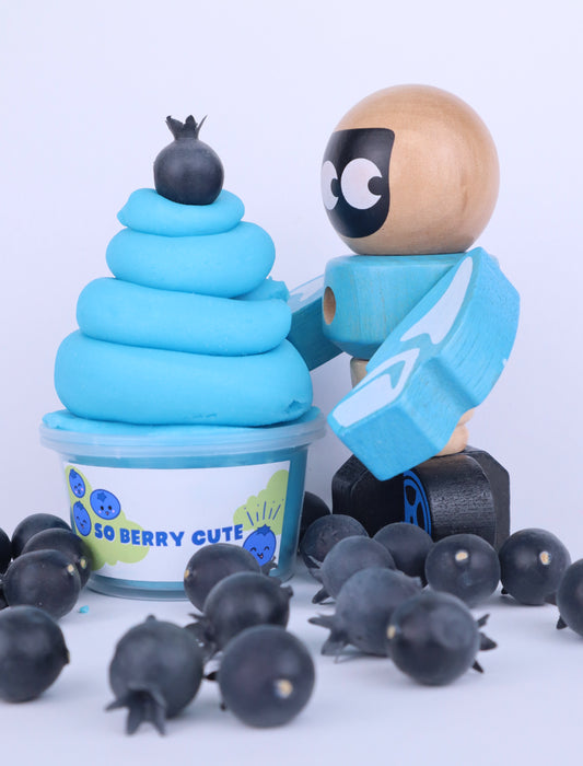 SO BERRY CUTE Blueberry Blue Space Dough