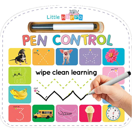 Write & Wipe Pen Control Learning Book
