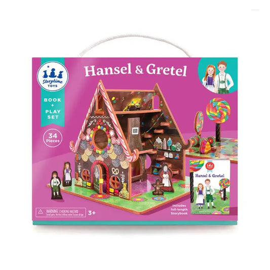 Set di libri e giochi di Hansel e Gretel
