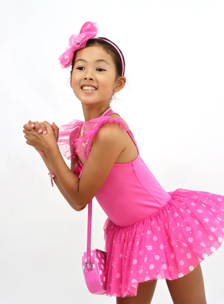 Pink Polka Dot Tutu | Toddler Easter Dress (Size: 3 Years)