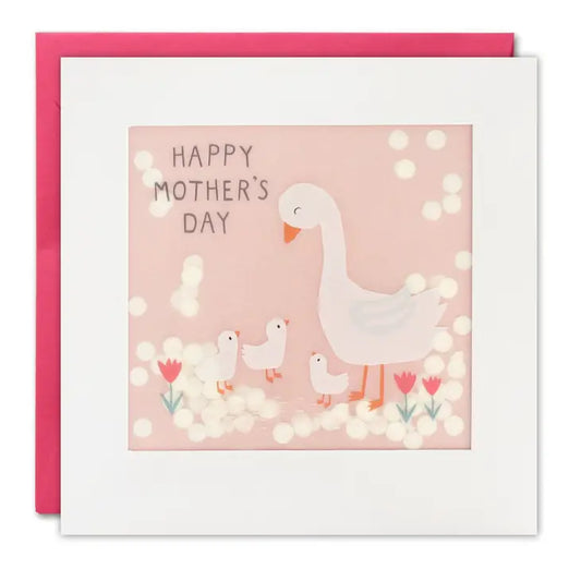 Mother’s Day Geese Paper Confetti Greetings Card