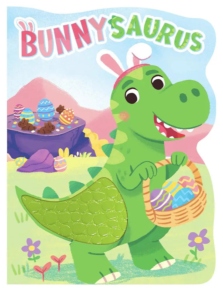 Bunnysaurus - Touch and Feel Board Libro di Pasqua - Libro di bordo sensoriale