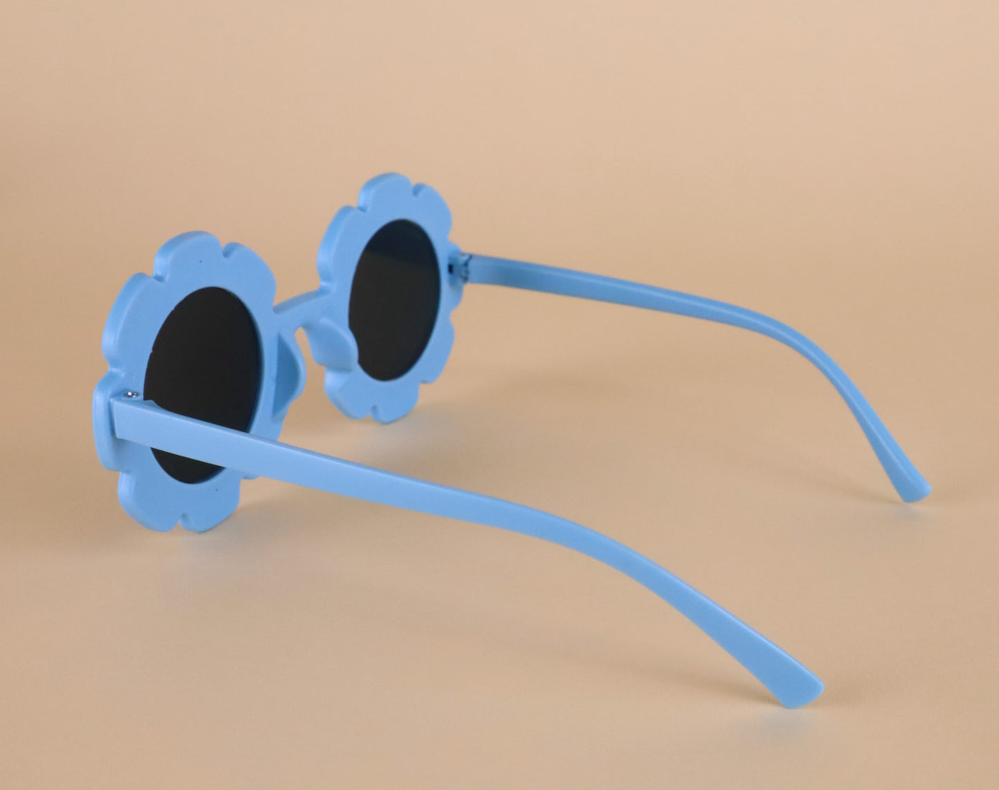 Sky Blue Flower Toddler Kids Sunglasses