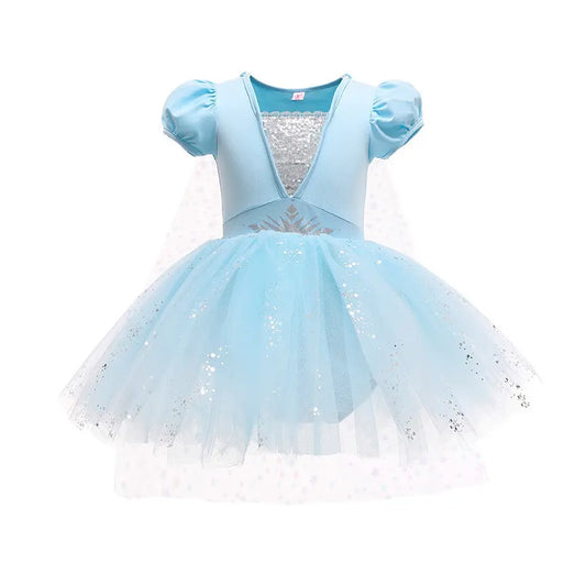 Ice Queen Inspired Toddler Dress Up Tutu Dress