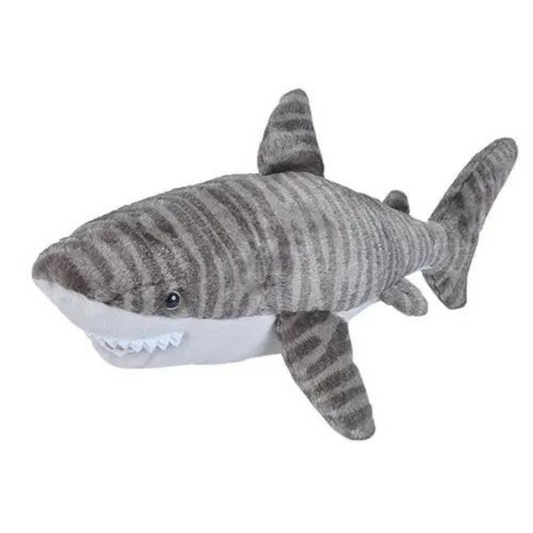 Tiger Shark Stuffed Animal - 8"