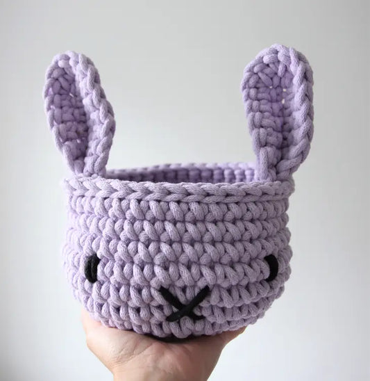 Lavender Bunny Basket