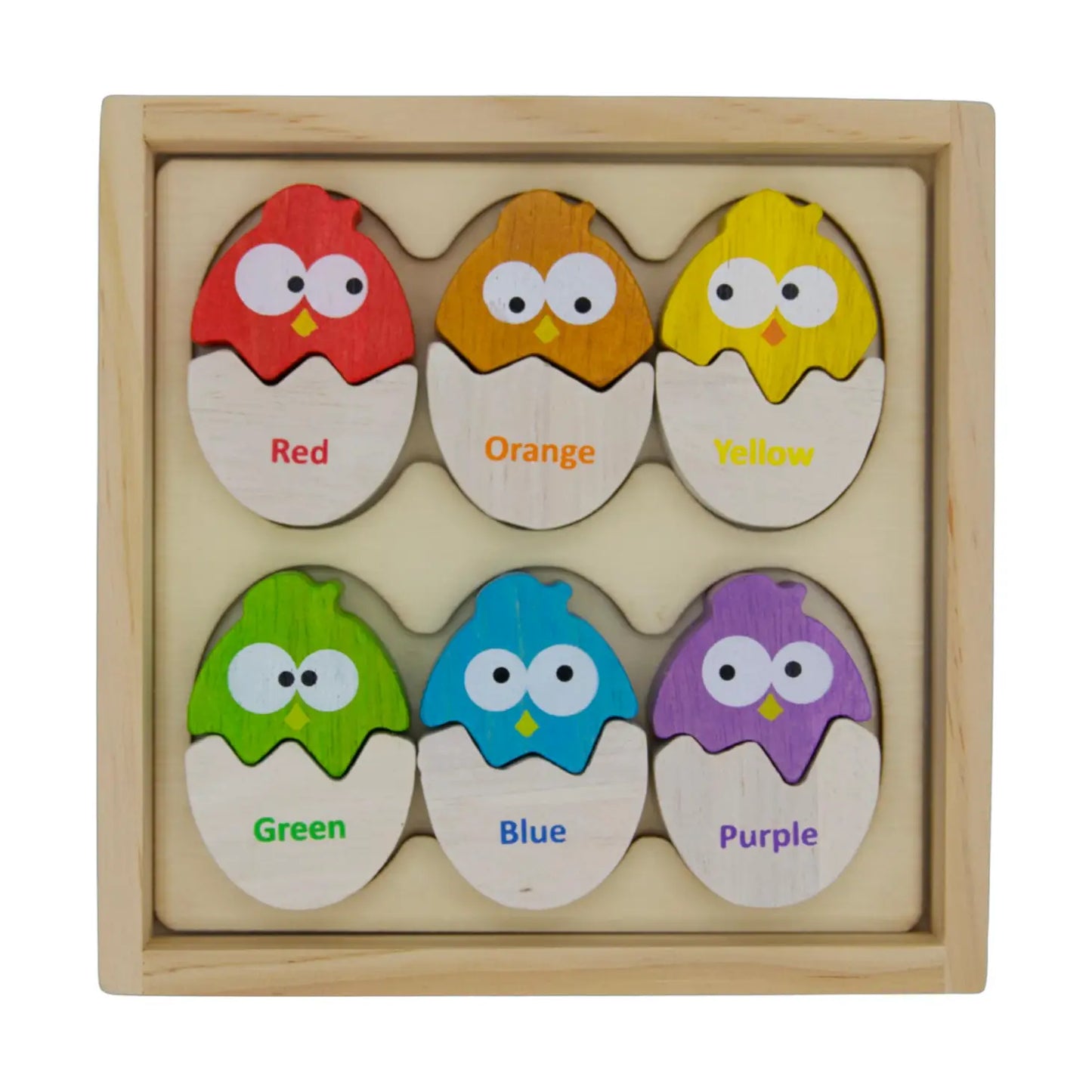 Color 'N Eggs - Puzzle di abbinamento bilingue